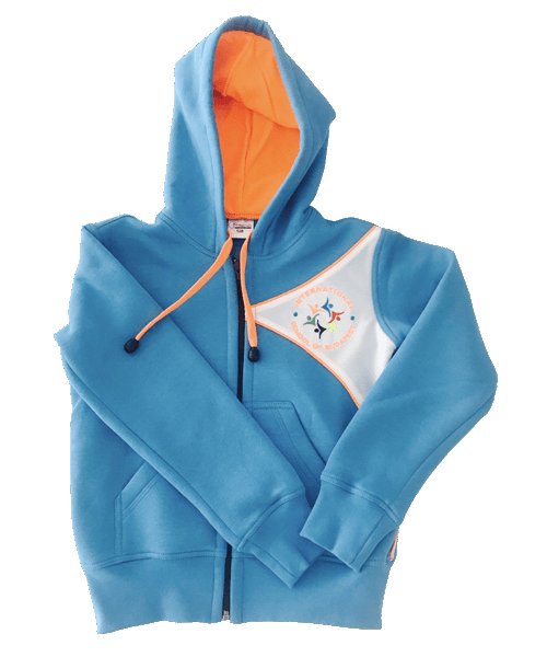 ISB hooded jogging top