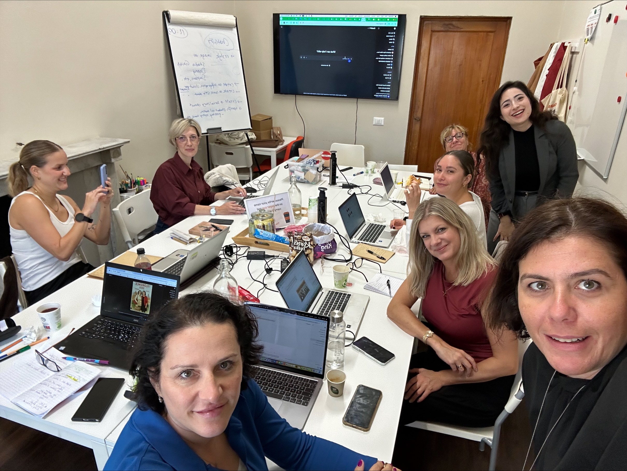 Ms. Kathy Horvat Firenzében | Erasmus 2025